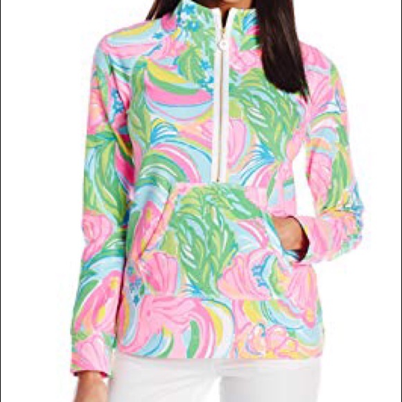 Lilly Pulitzer So A Peeling Half Zip 